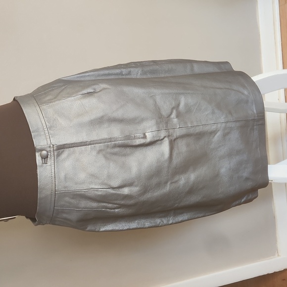 Vintage David Benjamin Leather Skirt - Picture 3 of 8